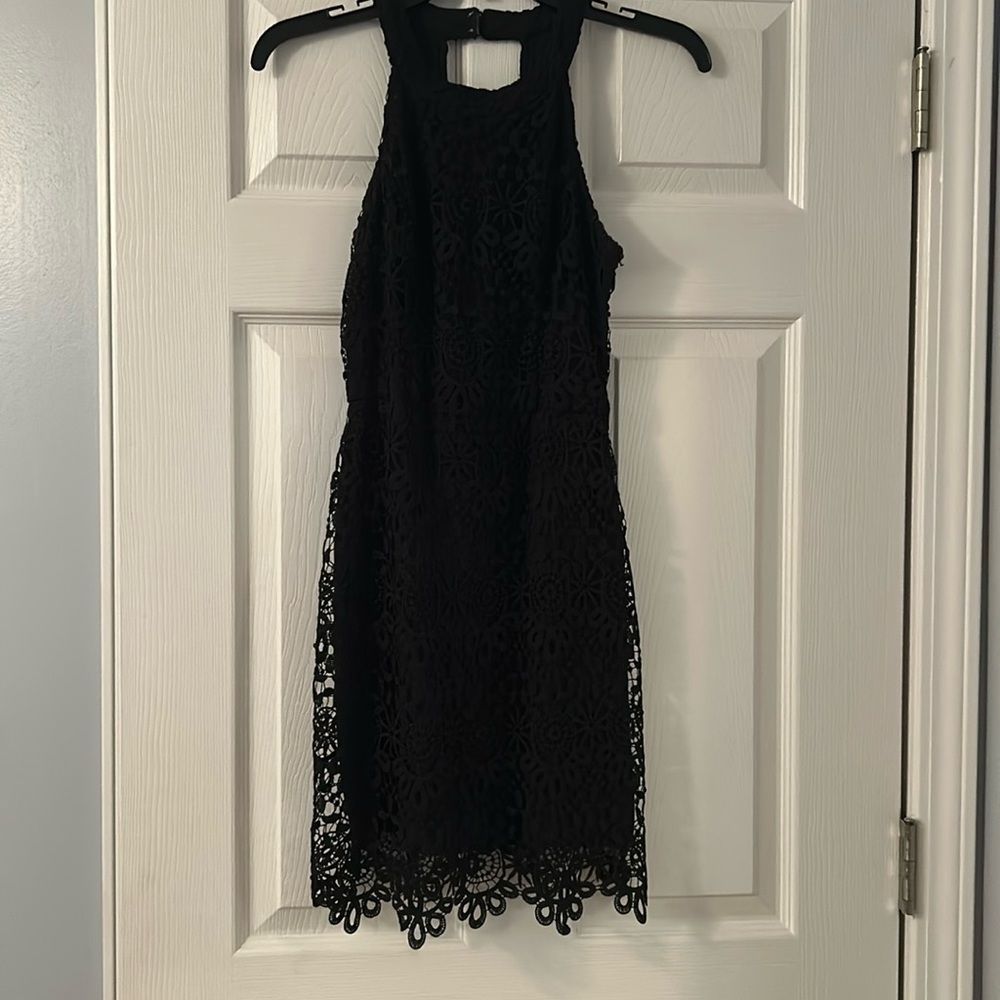 Black Laced Hollister Dress